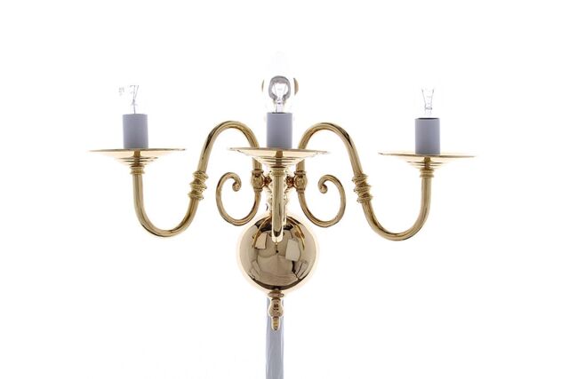 Antwerp Brass Flemish Wall Candle Wall Lamp