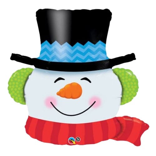 Smilin' Snowman Christmas Giant Helium Foil Balloon 91cm / 36 in