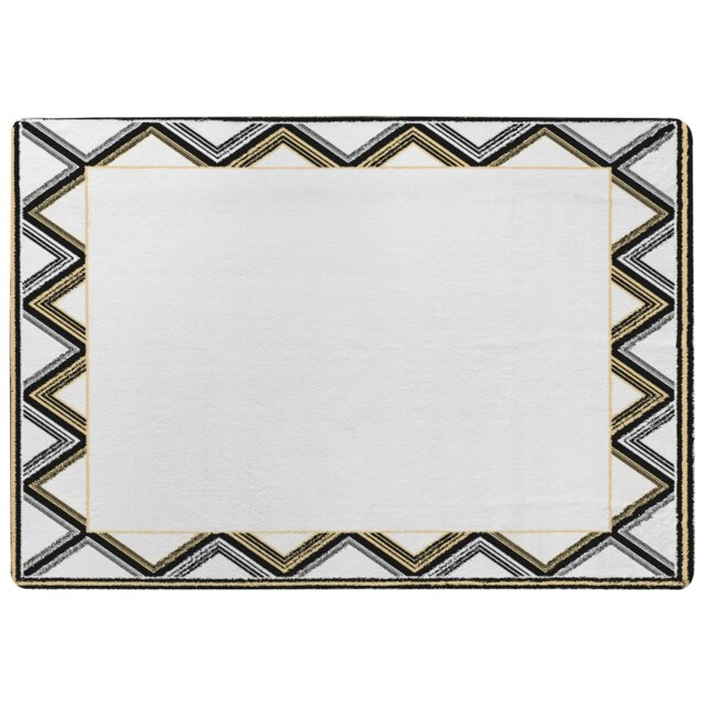 Art Deco Patterned Border (Rug) Multi XL