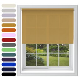 Daylight Roller Blind 120cm x 160cm Yellow Ochre