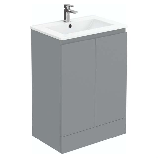 Balterley 600mm Matt Grey Vanity Unit with Basin