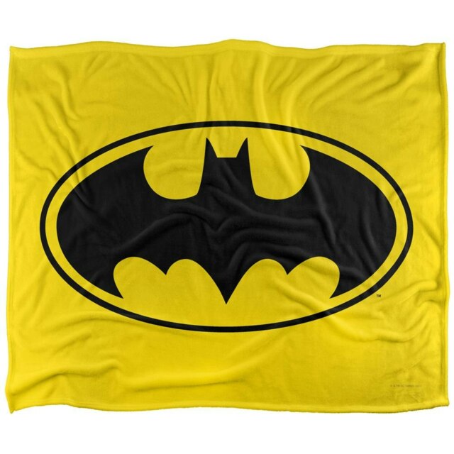 Batman Contrast Logo Blanket - Multicoloured - One Size