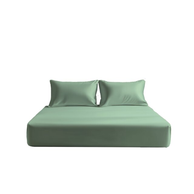 Microfibre Soft Touch Fitted Sheet 40cm Extra Deep Skirt Plain Dyed Bed Linen Blue Duck Egg Blue Super King
