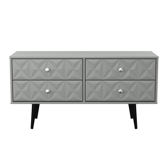 Toledo 4 Drawer Bed Box in Dusk Grey (Ready Assembled) Grey Dusk Grey