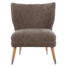 Orsina Elegant Grey Chenille Wingback Chair, Modern Grey Highback Chair, Stylish Mid-century Armchair For Hallways