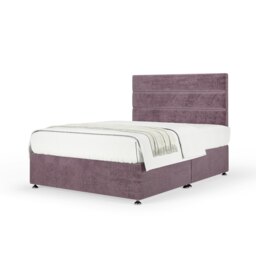 Ortho Classic Orthopaedic Green Plush Velvet Divan Set And Milan Headboard King Size