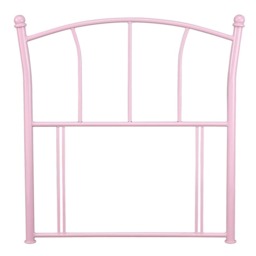 3ft single size pink metal headboard bed head end. pink, steel tubular Pink 3ft Single