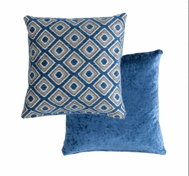 Nevada Cushion Cover 43cm x 43cm Navy Blue Blue