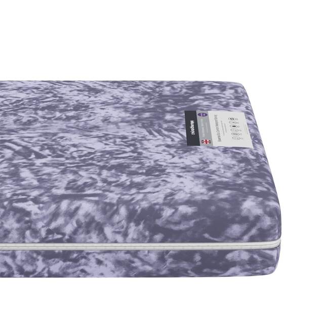 Visco Therapy Waterproof Sprung Mattress 18cm - Medium Comfort, UK Made Blue White King 1