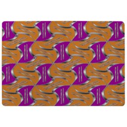 Geo Metalic Shapes Rug Multi