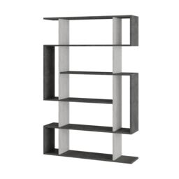 Decortie Mito Bookcase 109x25x161cm Retro Grey