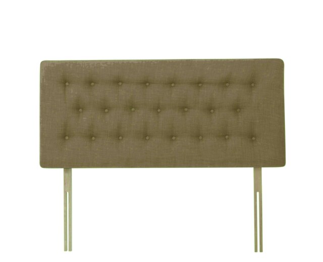 Lona Cream Linen Headboard King Size Multi