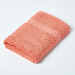 Homescapes Turkish Cotton Bath Towel - Burnt Orange Orange Bath towel