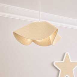 CGC Lighting Flora 64cm Cream Floppy Fabric Lampshade