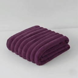 Chunky Ribbed Mink Throw Ultra Soft Warm Elegant Blanket for Sofa Or Bed