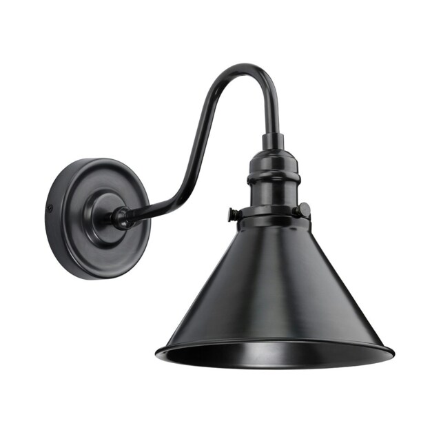 Provence 1 Light Indoor Dome Wall Light Old Bronze, E27