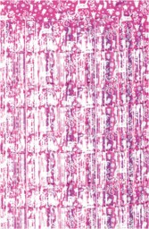 Christmas Reindeer Tinsel Curtain 2M x 1M Pink