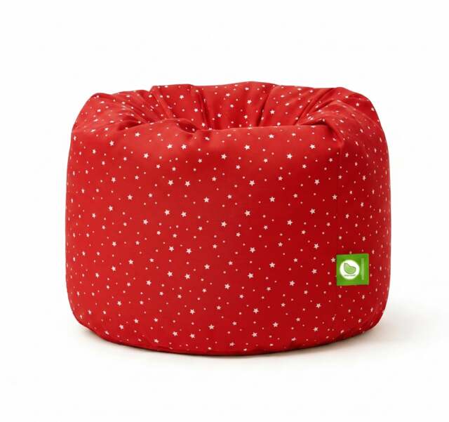 Bean Lazy Red Stars Bean Bag Large Size