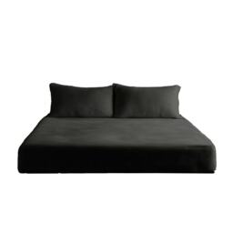 Teddy Fitted Sheet 30cm Extra Deep Soft Cuddly Soft Touch Bedding Grey Single