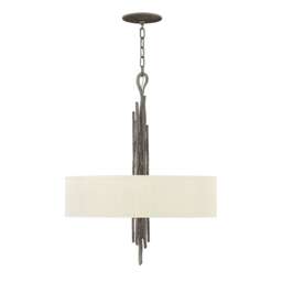 Spyre 6 Light Round Ceiling Pendant Bronze, E14