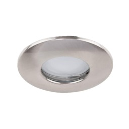 ValueLights 6 Pack Fire Rated IP65 Chrome Downlights Warm White Bulbs Chrome