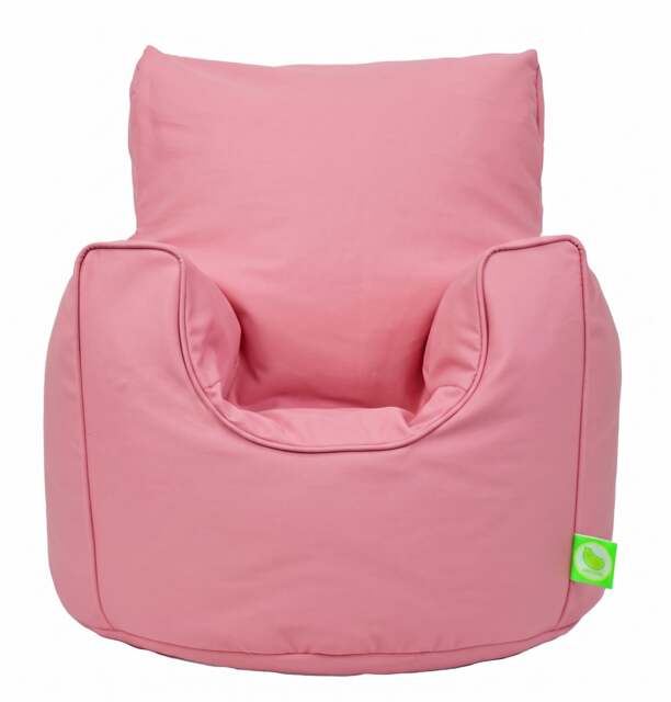 Bean Lazy Pink Cotton Bean Bag Armchair Toddler Size