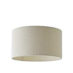 ValueLights Reni Large Cream Boucle Pendant Shade Cream