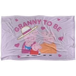 Peppa Pig Granny To Be Granny Pig Blanket - White - One Size