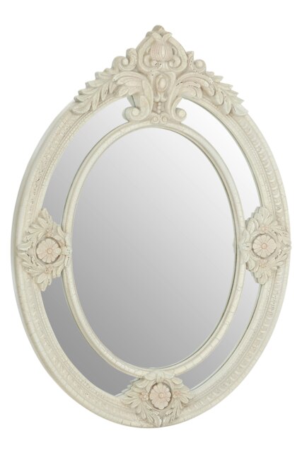 Orsina White Finish Wall Mirror