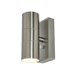 BHS Jared Outdoor Up and Down Wall Light with Sensor, Steel