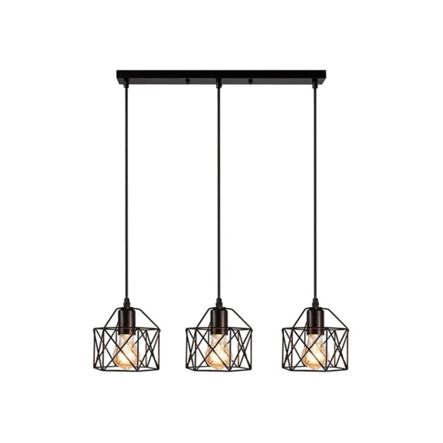 Retro 3 Lights Industrial Pendant Light