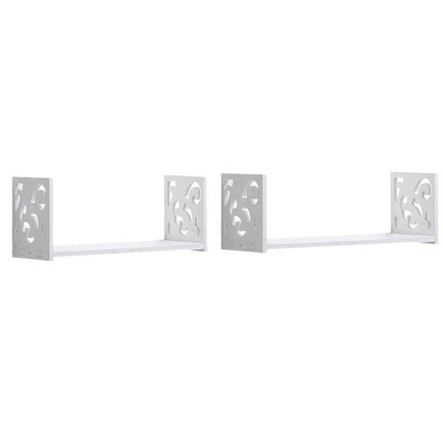 Living and Home Modern Set of 2 U-Shaped Wall Floating Shelves
