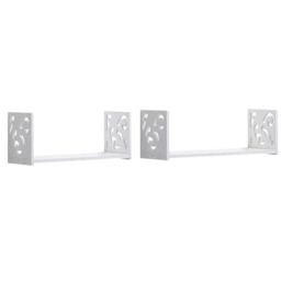 Living and Home Modern Set of 2 U-Shaped Wall Floating Shelves