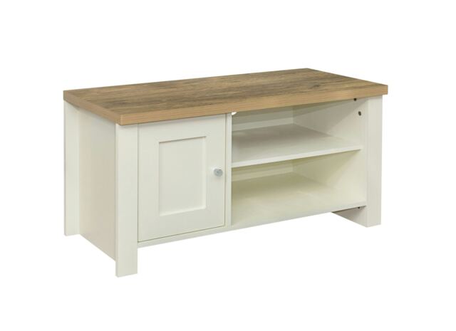 Highgate Small TV Unit Cream Oak
