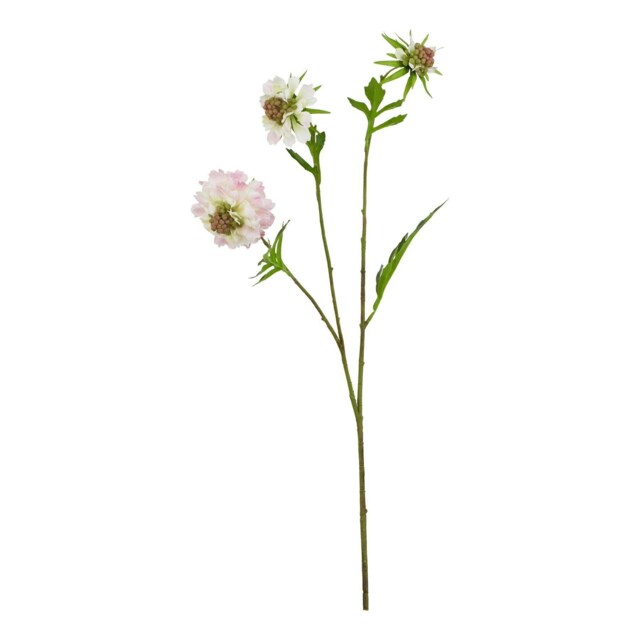 Hill Interiors The Natural Garden Collection Scabious Stem Artificial Plant - Pink - One Size