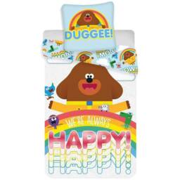Hey Duggee Happy Duvet Cover Set - Multicoloured - Single Multi Single