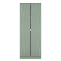 Washington Tall Double Wardrobe in Reed Green (Ready Assembled) Green Reed Green