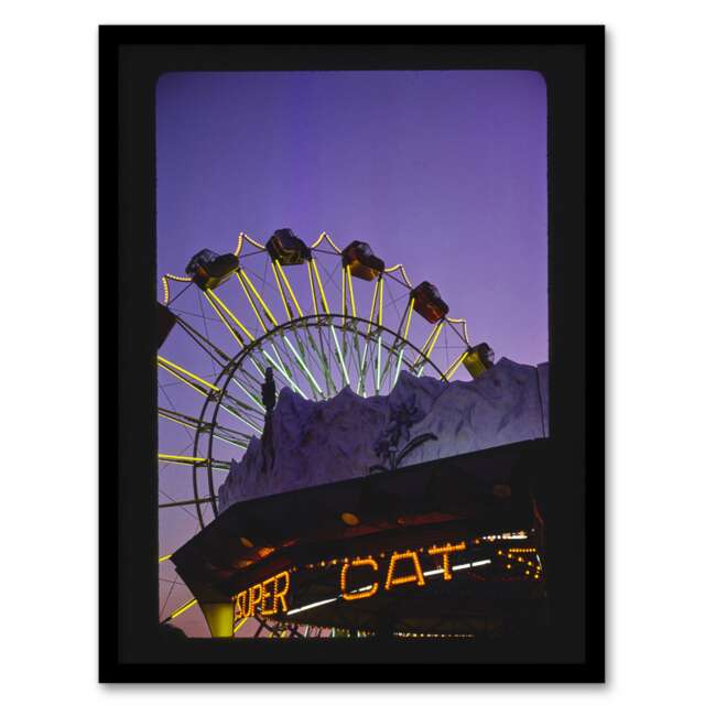 "Wonderland at Dusk Ocean New Jersey Margolies Framed Wall Art Print 12X16"""