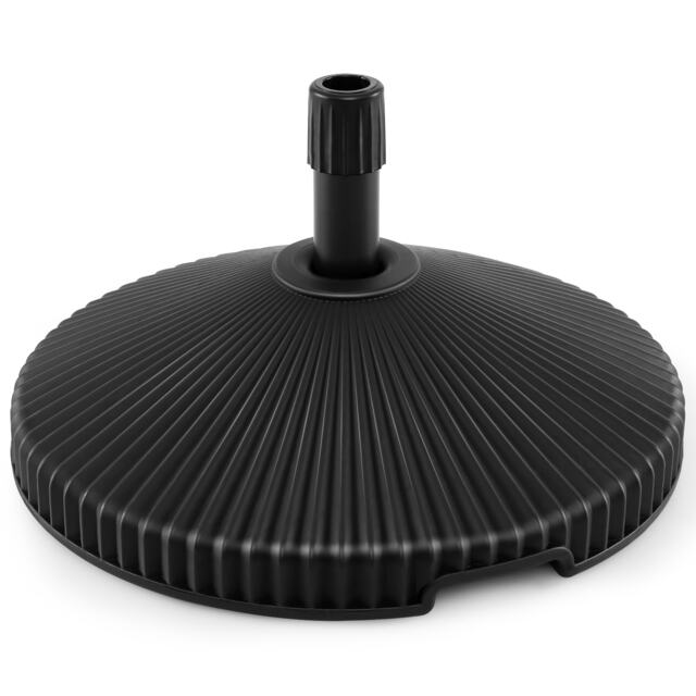 COSTWAY Round Parasol Base 25KG Water and Sand Fillable Umbrella Stand