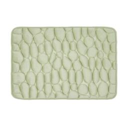 Homescapes Memory Foam Pebble Design Sage Green Shower Mat
