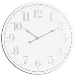 Aubrey Wall Clock - Metal - L4 x W49 x H49 cm - White White