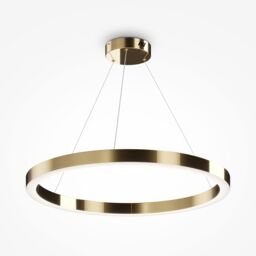 Maytoni Saturno Modern Integrated LED Pendant Ceiling Light Brass, 4200lm, 4000K