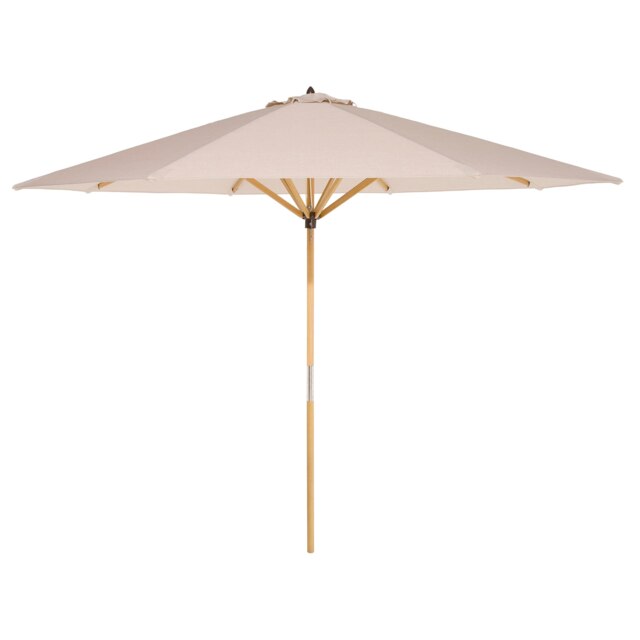 Rowlinson Ashdown Wooden Parasol - 2.7M Multi Natural