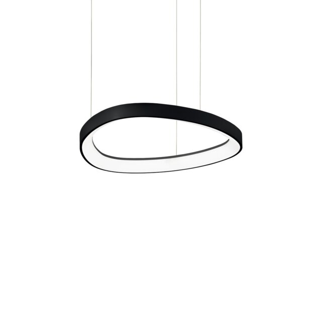 Gemini Integrated LED Pendant Ceiling Light Black 4350lm 4000K