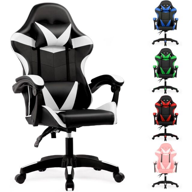 Ergonomic Gaming Chair Black Black
