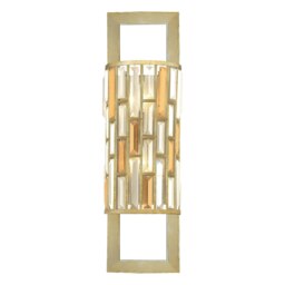Gemma 2 Light Indoor Wall Light Silver Leaf, E14