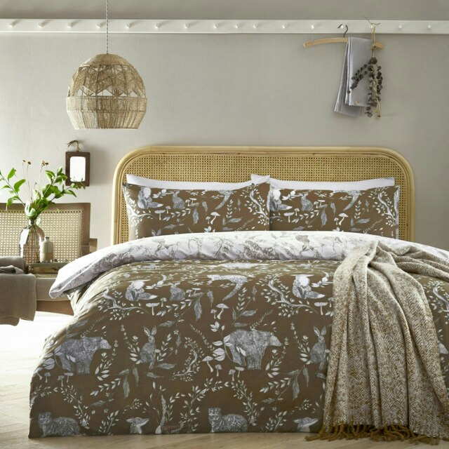 furn. Buckthorn Woodland Double Duvet Cover Set