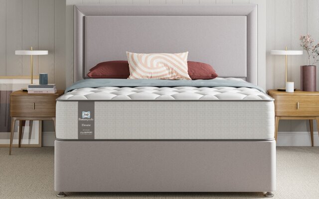 Sealy Posturepedic Elevate Blackwood Mattress King Size White 1