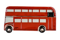 Red Bus Metal Wall Arts Red