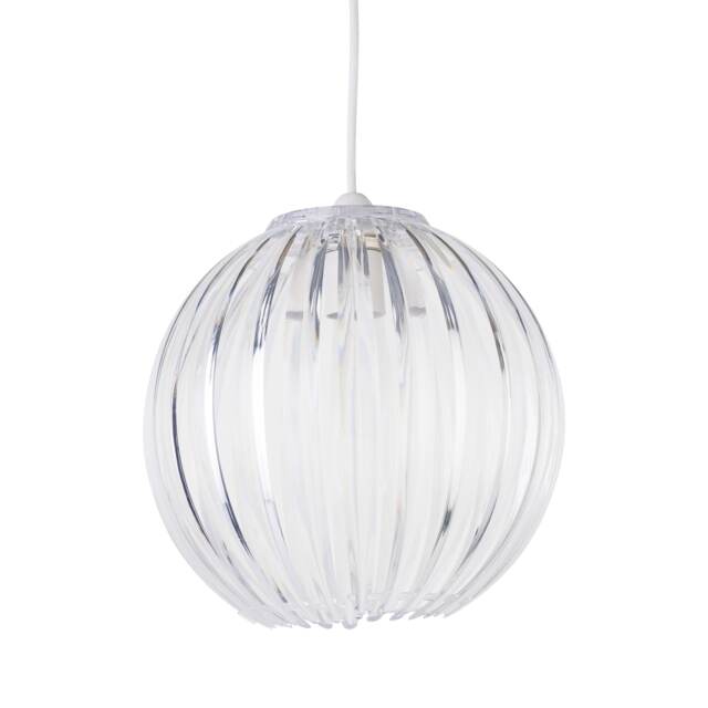 Craw - Clear Acrylic Pendant Shade Clear Medium 1